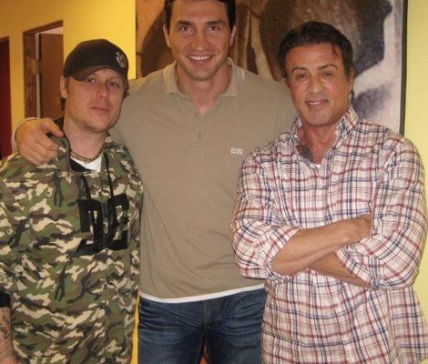 With Stallone and Klitschko